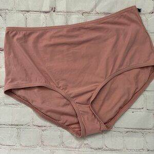 NWT Karla Colletto Basics high-rise bikini bottoms Blush